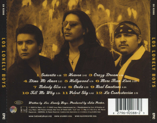 Los Lonely Boys : Los Lonely Boys (CD, Album, Enh)
