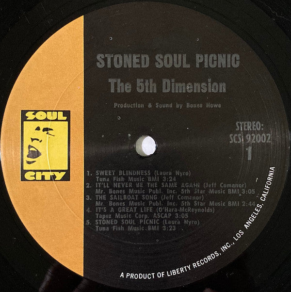 The Fifth Dimension : Stoned Soul Picnic (LP, Album)