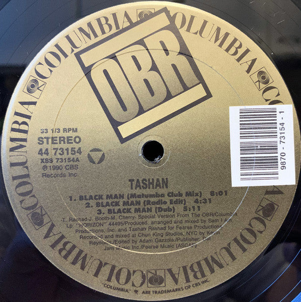 Tashan - Black Man (12") (VG+) - Endless Media