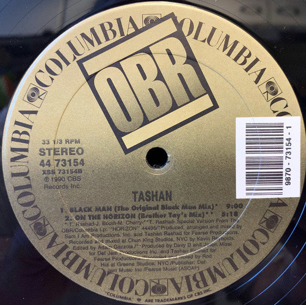 Tashan - Black Man (12") (VG+) - Endless Media