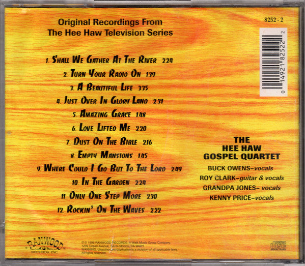 The Hee Haw Gospel Quartet : The Best Of The Hee Haw Gospel Quartet (CD, Comp)
