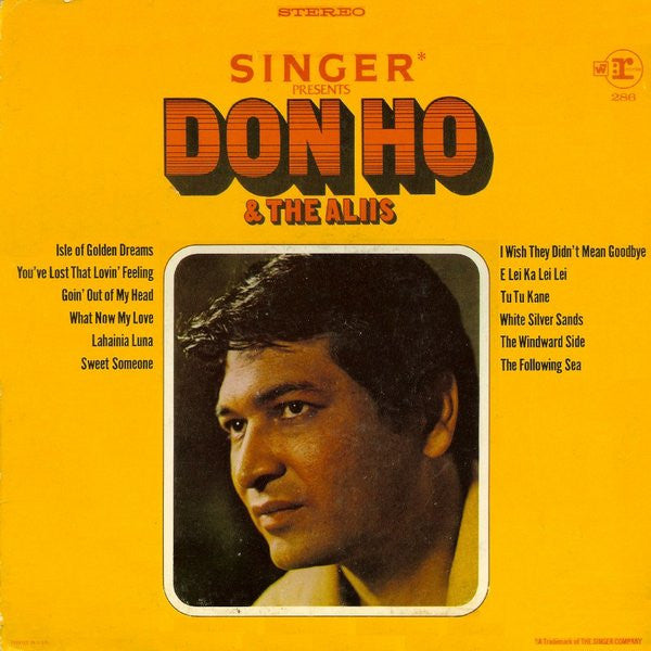 Don Ho And The Aliis : Singer Presents (LP, Album)