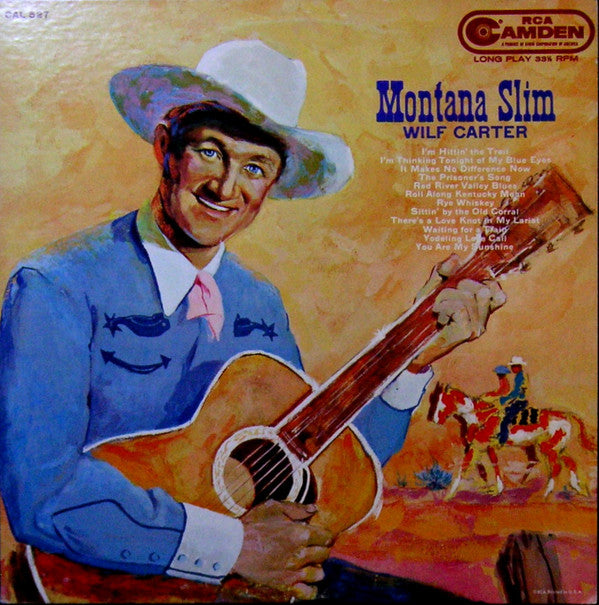 Wilf Carter : Montana Slim (LP, Comp, Mono)