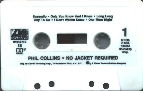 Phil Collins : No Jacket Required (Cass, Album, SR,)