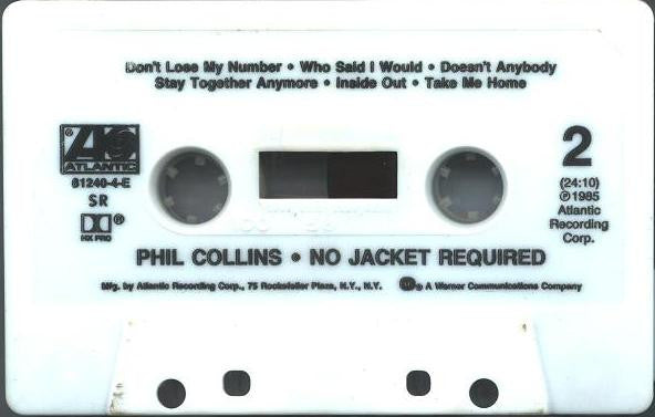 Phil Collins : No Jacket Required (Cass, Album, SR,)