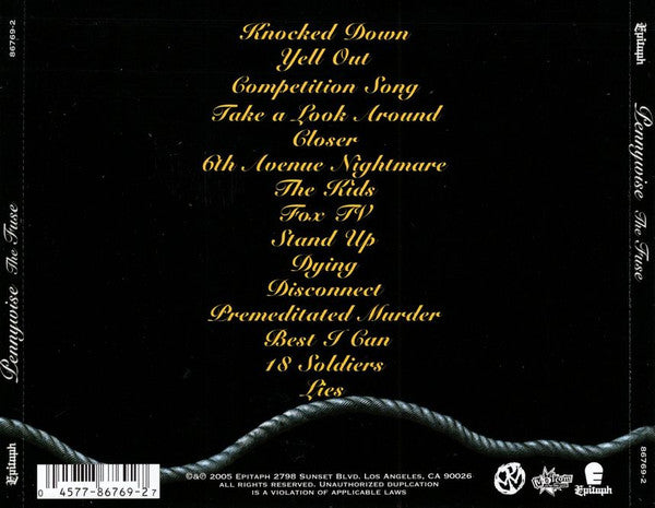 Pennywise : The Fuse (CD, Album)
