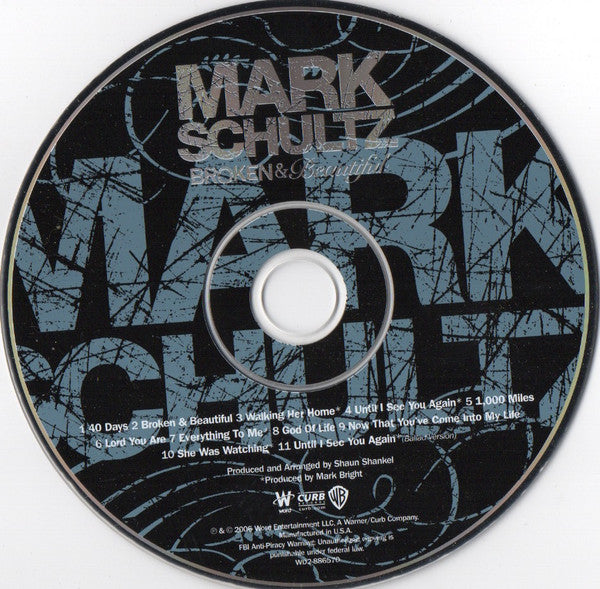Mark Schultz : Broken & Beautiful (CD, Album)
