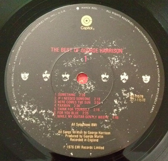 George Harrison : The Best Of George Harrison (LP, Comp, Los)