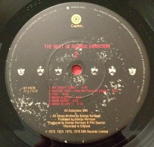 George Harrison : The Best Of George Harrison (LP, Comp, Los)