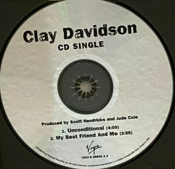 Clay Davidson (2) : Unconditional (CD, Single)