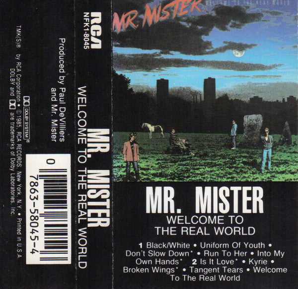 Mr. Mister : Welcome To The Real World (Cass, Album)