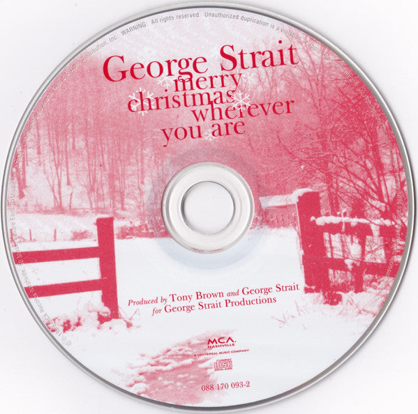 George Strait : Merry Christmas Wherever You Are (HDCD, Album)