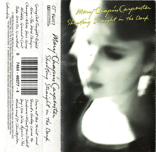 Mary Chapin Carpenter : Shooting Straight In The Dark (Cass, Album)