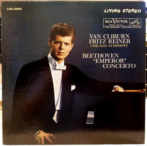 Van Cliburn, Fritz Reiner, Chicago Symphony Orchestra, Ludwig van Beethoven : Beethoven "Emperor" Concerto (LP)