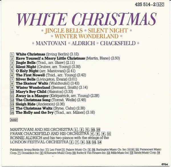 Various : White Christmas (CD, Comp)