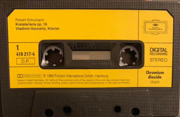 Vladimir Horowitz : The Studio Recordings - New York 1985: Liszt, Scarlatti, Schubert, Schumann, Scriabin (Cass, Album, Dol)