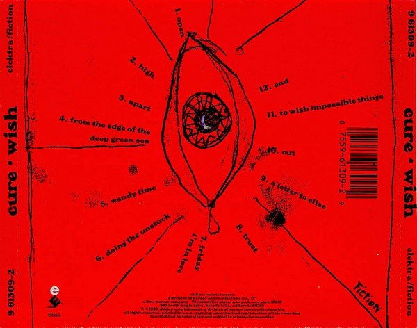 The Cure : Wish (CD, Album, RP)