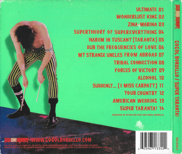Gogol Bordello : Super Taranta! (CD, Album, Dig)