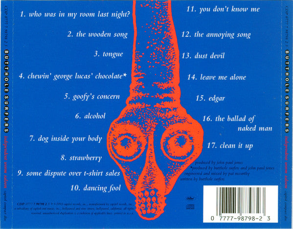 Butthole Surfers : Independent Worm Saloon (CD, Album)