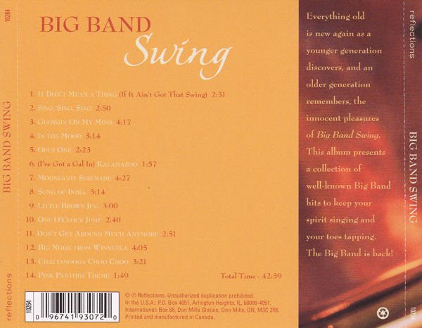 The Swingfield Big Band : Big Band Swing (CD, Album)