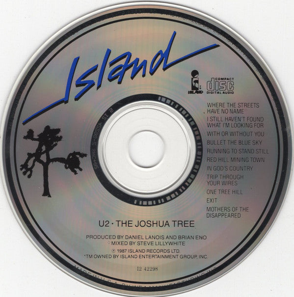 U2 : The Joshua Tree (CD, Album, Club, RE, All)