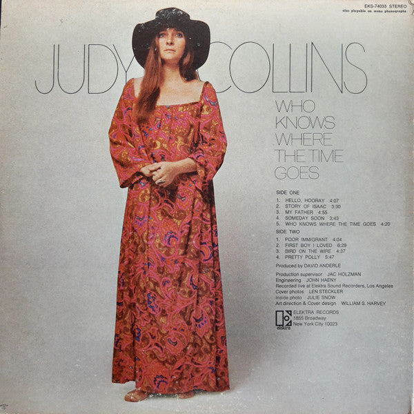 Judy Collins : Who Knows Where The Time Goes (LP, Album, Son)