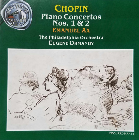 Frédéric Chopin - Emanuel Ax, The Philadelphia Orchestra, Eugene Ormandy : Piano Concertos Nos. 1 & 2 (CD, Album)