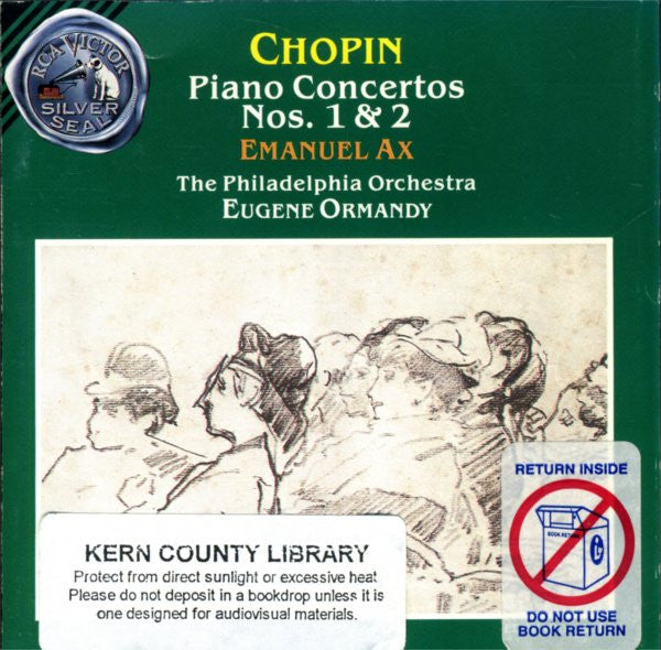 Frédéric Chopin - Emanuel Ax, The Philadelphia Orchestra, Eugene Ormandy : Piano Concertos Nos. 1 & 2 (CD, Album)