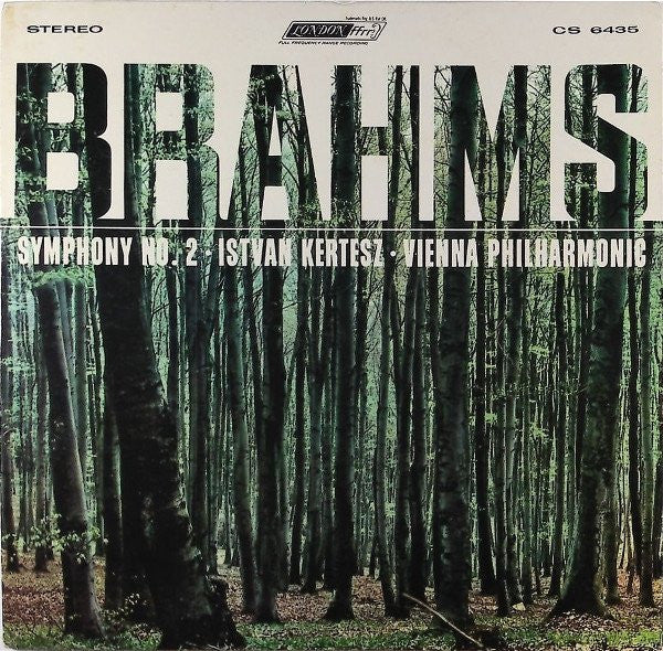 Johannes Brahms, István Kertész, Wiener Philharmoniker : Symphony No. 2 (LP, RE)