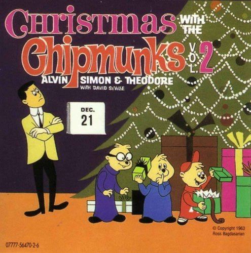 The Chipmunks : Christmas With The Chipmunks Vol. 2 (CD, Comp, RE)