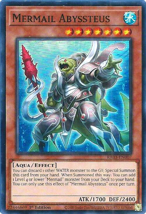 Mermail Abyssteus [RA03-EN007] Yu-Gi-Oh Trading Card