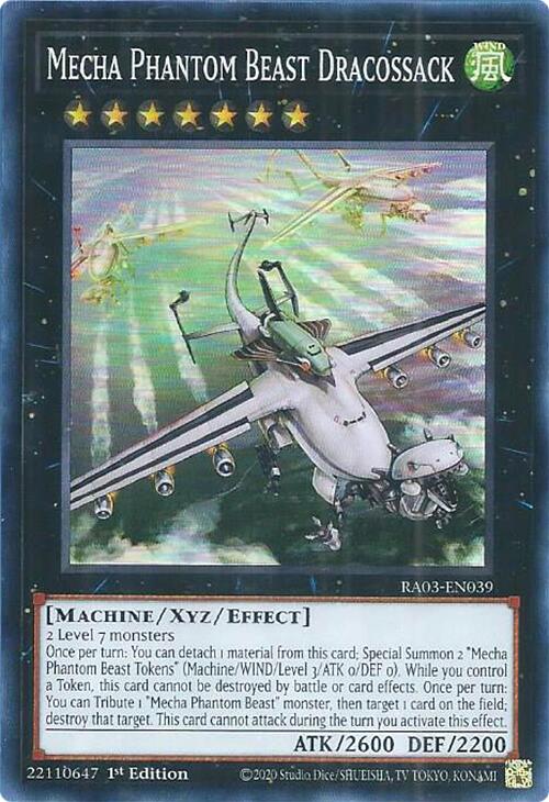 Mecha Phantom Beast Dracossack [RA03-EN039] Yu-Gi-Oh Trading Card