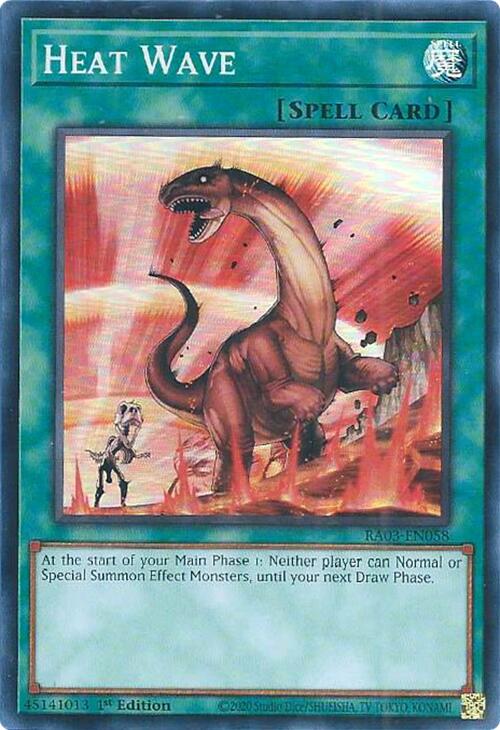 Heat Wave [RA03-EN058] Yu-Gi-Oh Trading Card