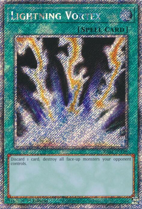 Lightning Vortex (Platinum Secret Rare) [RA03-EN148] Yu-Gi-Oh Trading Card