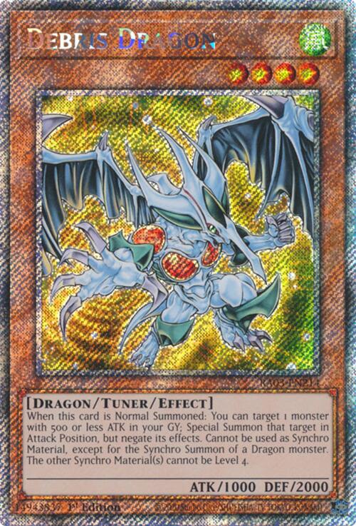 Debris Dragon (Platinum Secret Rare) [RA03-EN214] Yu-Gi-Oh Trading Card