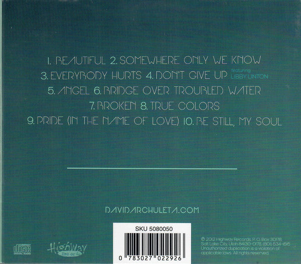 David Archuleta : Begin. (CD, Album)
