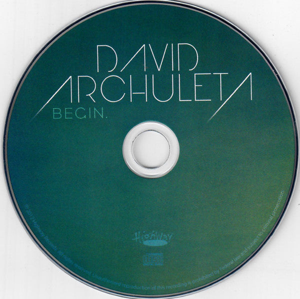 David Archuleta : Begin. (CD, Album)