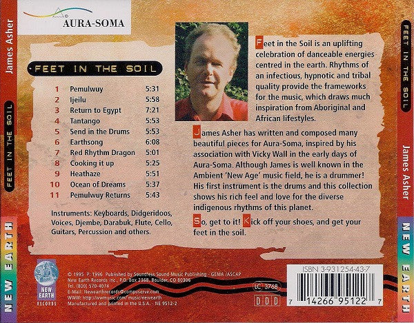 James Asher - Feet In The Soil (CD) (M) - Endless Media