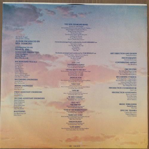 Neil Diamond : On The Way To The Sky (LP, Album, Ter)