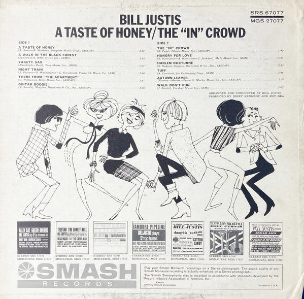 Bill Justis - A Taste Of Honey / The In Crowd (LP) (VG) - Endless Media