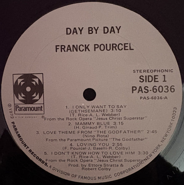 Franck Pourcel : Day By Day (LP, Album)