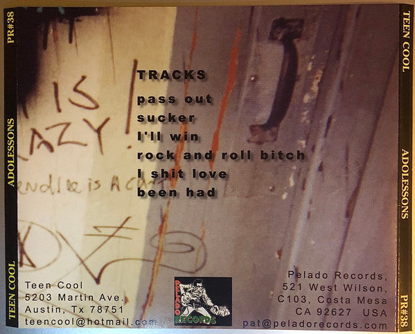 Teen Cool : Adolessons (CD, EP)