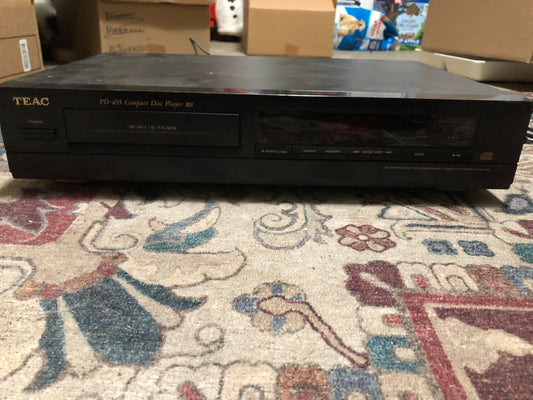 TEAC PD-495 CD Compact Disc Player Deck Tested Working - Endless Media