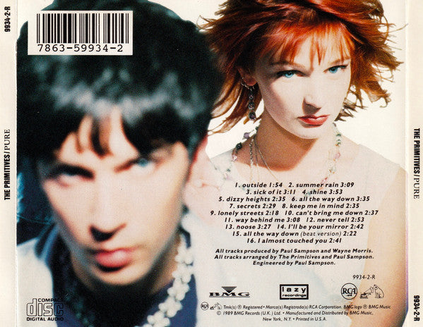 The Primitives : Pure (CD, Album)