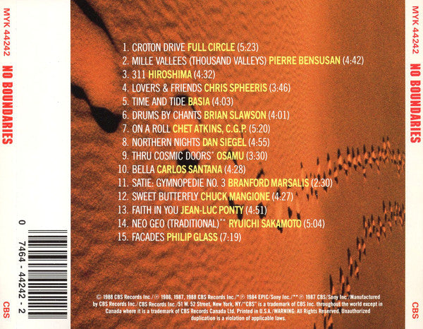 Various : No Boundaries (CD, Comp)