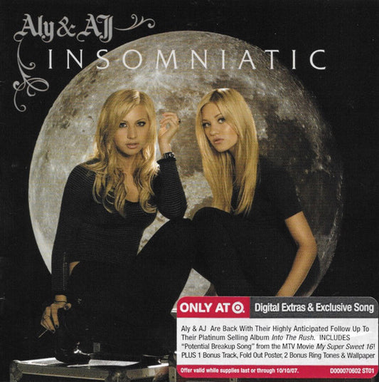 Aly & AJ : Insomniatic (CD, Album, Enh, Tar)