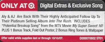 Aly & AJ : Insomniatic (CD, Album, Enh, Tar)