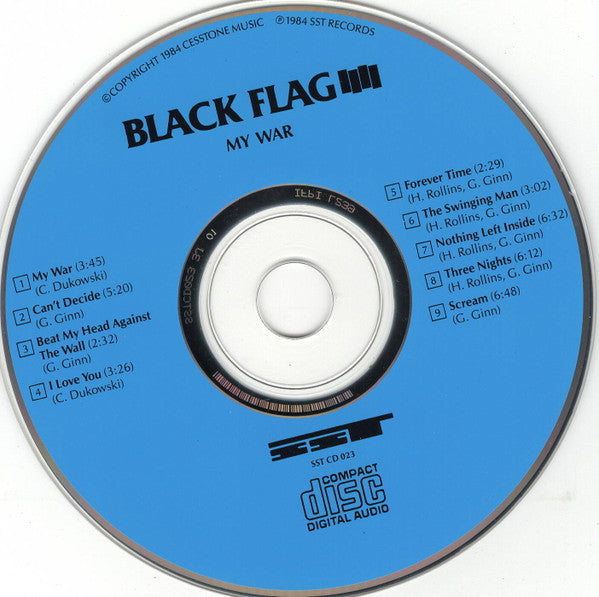 Black Flag : My War (CD, Album, RE, JVC)