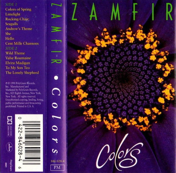 Gheorghe Zamfir : Colors (Cass, Comp)