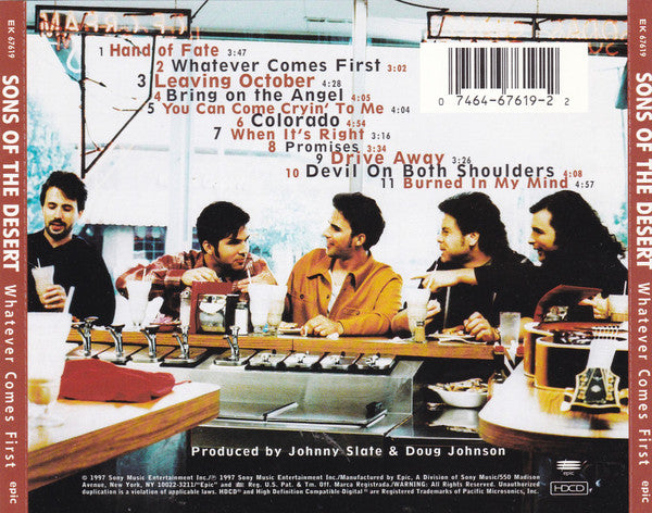 Sons Of The Desert (3) : Whatever Comes First (HDCD, Album)
